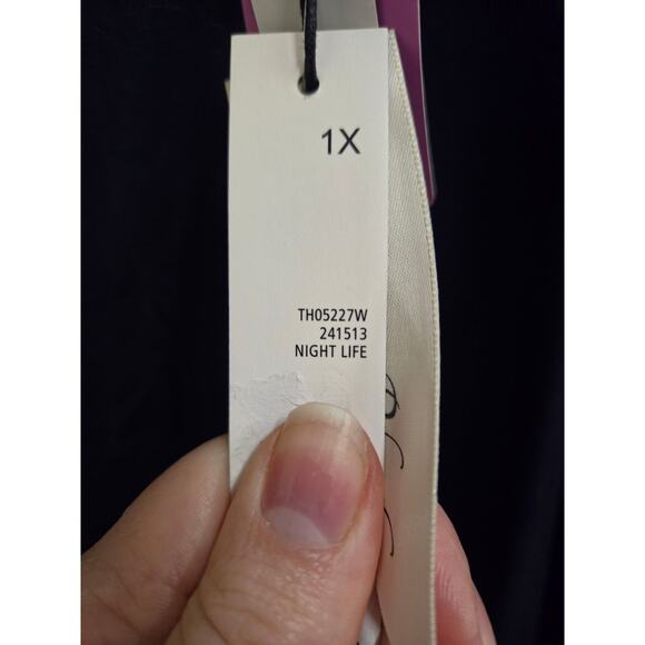 NWT 1XL Navy Tahari Long-Sleeve Shirt - Picture 2 of 2